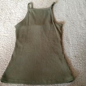Green tank top